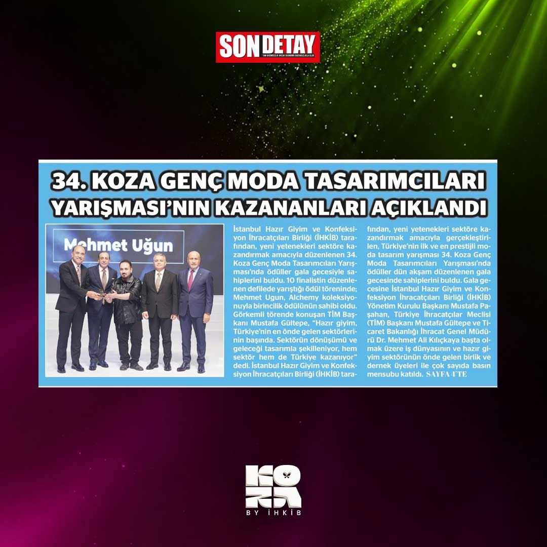 34.Koza Genç Moda Tasarımcıları Yarışması'nın Kazananları Açıklandı