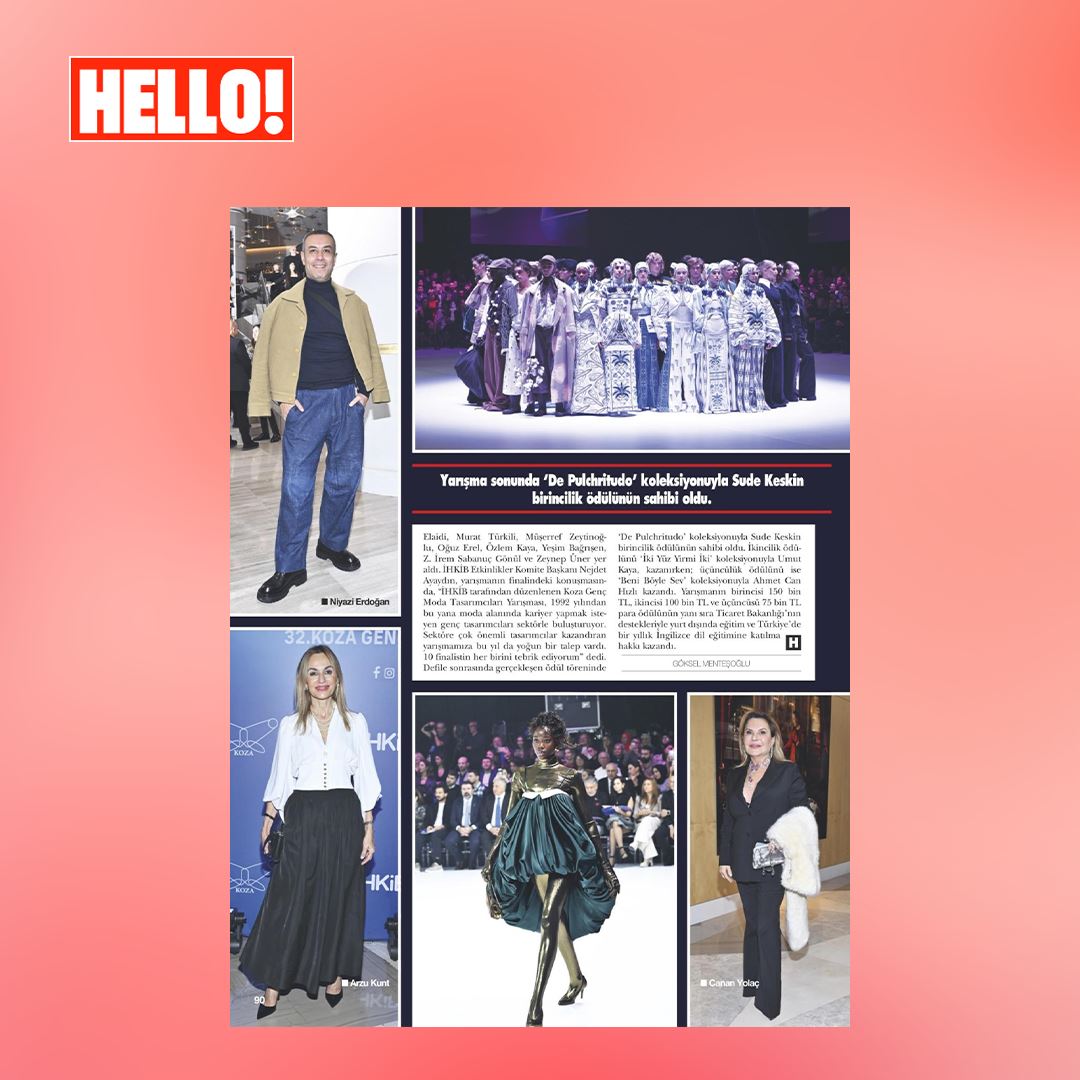 Hello! - Yarışma Sonunda "De Pulchritudo" Koleksiyonuyla Sude Keskin Birincilik Ödülünün Sahibi Oldu.